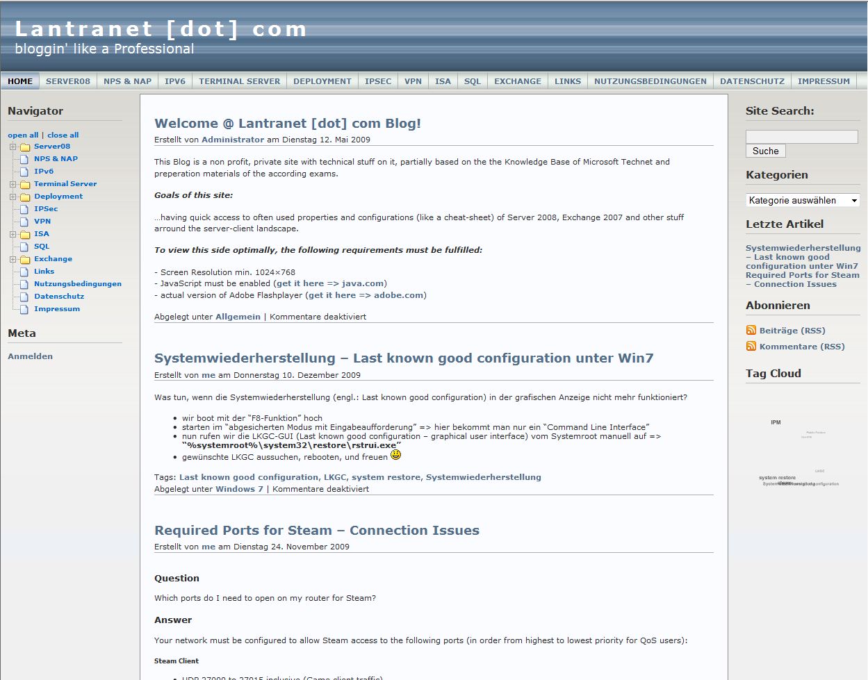 blog.Lantranet.com